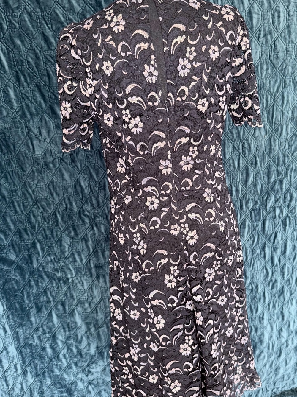 Maggy London Black Lace-Detail Dress